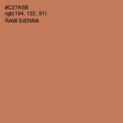 #C27A5B - Raw Sienna Color Image